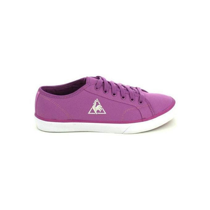 Le Coq Sportif Courteline Mauve Pois Imprimé - Chaussures Baskets Basses Femme